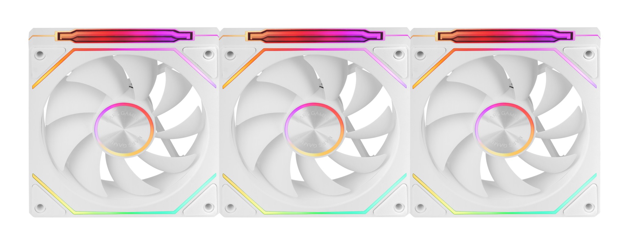 Mars Gaming MF-LINKFINITYKIT2W Carcasa del ordenador Ventilador 12 cm Blanco 3 pieza(s)