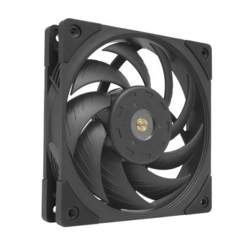 Mars Gaming MF-NC, Ventilador PC PWM 120mm, Rodamiento FDB de Cobre Hiperbalanceado, Ventilador Silencioso con Diseño de Aspas Híbridas, Ventilador