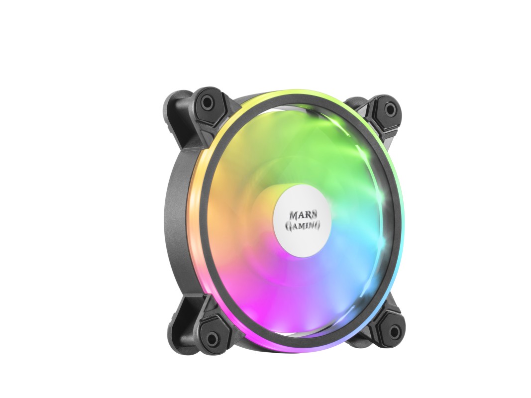 Mars Gaming MFX computer cooling system Carcasa del ordenador Enfriador 12 cm Negro