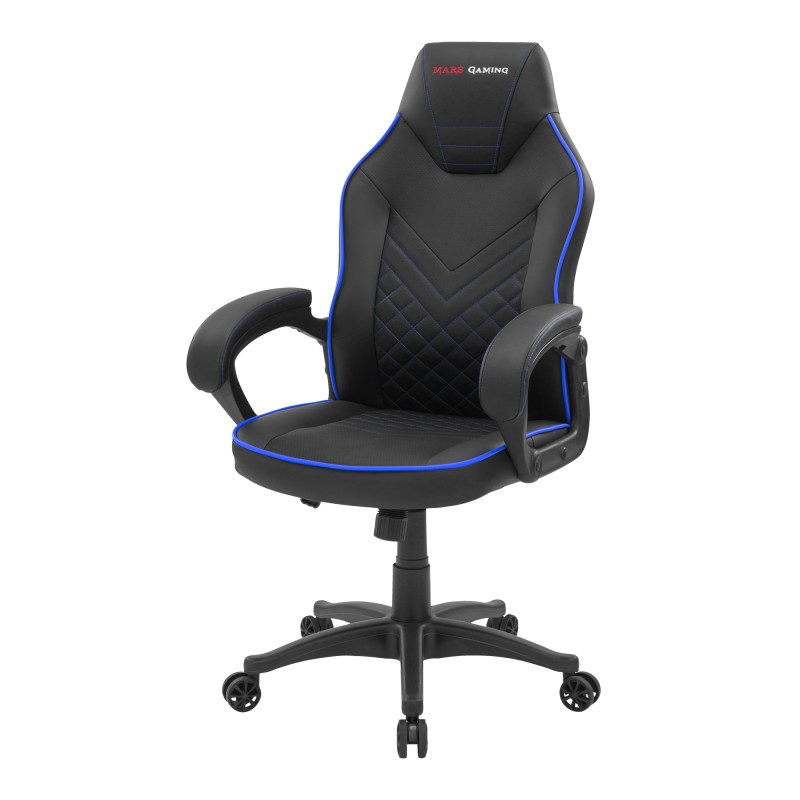 Mars Gaming MGCX ONE Silla para videojuegos universal Asiento acolchado Negro, Azul