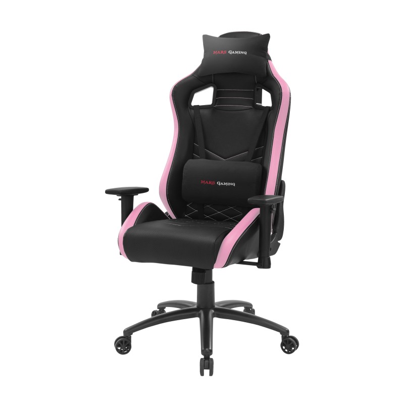 Mars Gaming MGCXNEO Silla para videojuegos universal Asiento acolchado Negro, Púrpura