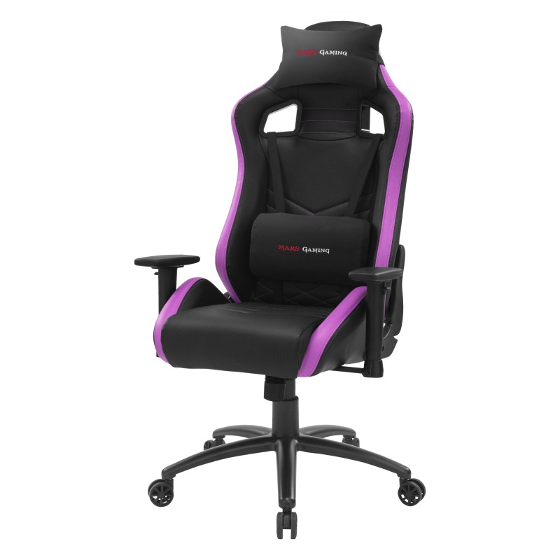 Mars Gaming MGCXNEO Silla para videojuegos universal Asiento acolchado Negro, Rosa