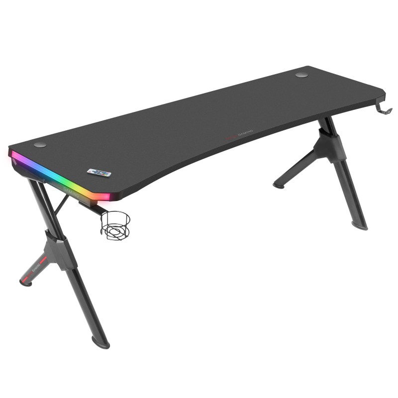 Mars Gaming MGDXLRGB Mesa Gaming Ergonómica RGB Negro Grande