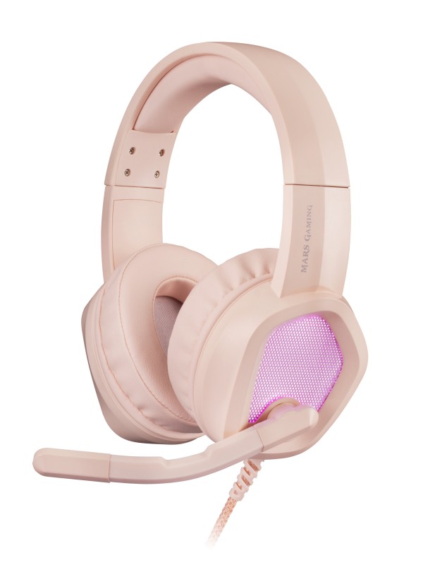 Mars Gaming MH320 Auriculares Alámbrico Diadema Juego USB tipo A Rosa