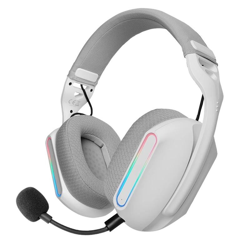 Mars Gaming MHW-PROW Auriculares Inalámbrico y alámbrico Diadema Juego USB Tipo C Bluetooth Blanco