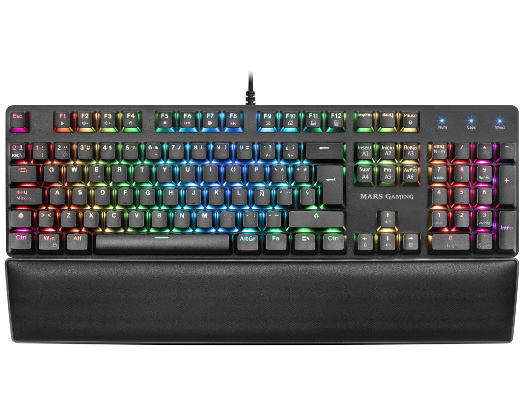 Mars Gaming MK5BRES teclado USB Español Negro
