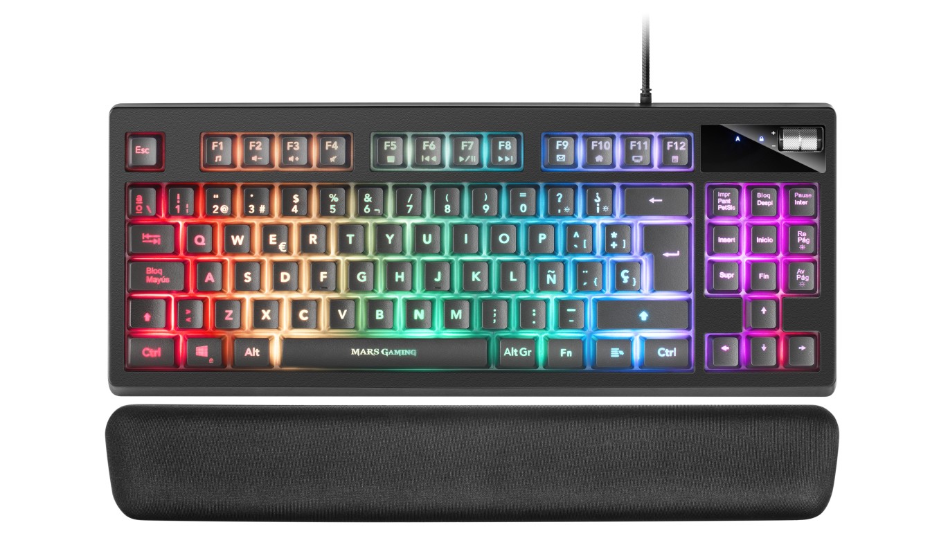 Mars Gaming MKAXES teclado USB Español Negro