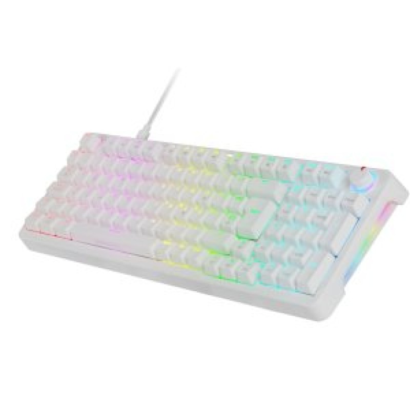 Mars Gaming MKPROWBES teclado Juego USB QWERTY Español Blanco