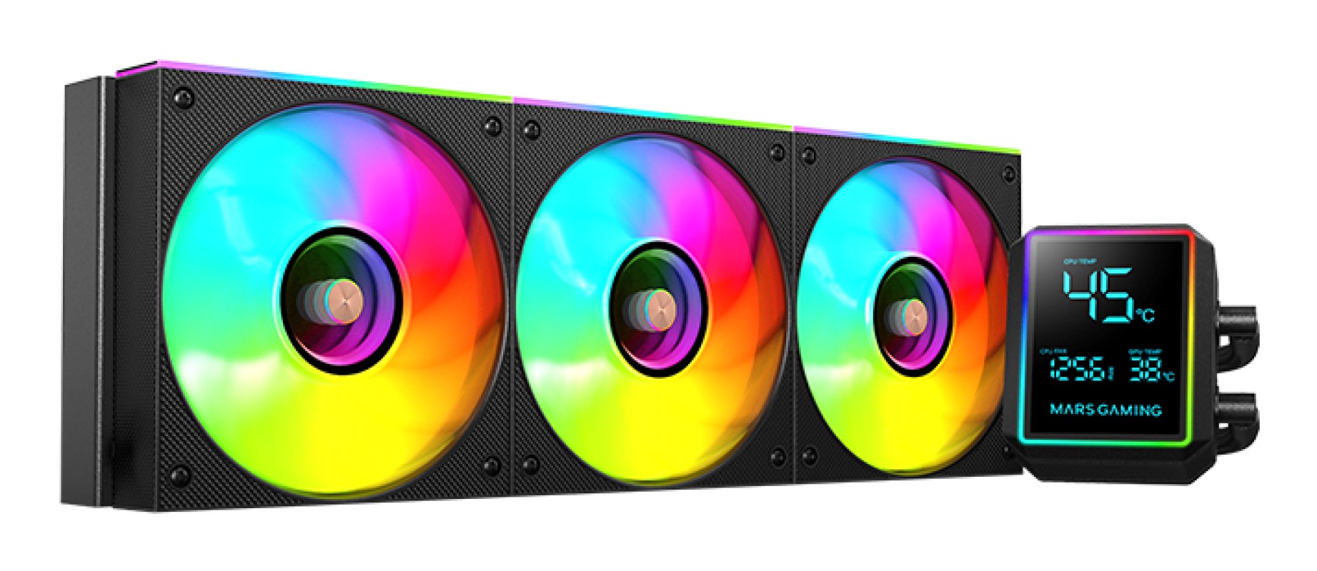 Mars Gaming ML-LCDPRO360 Procesador Kit de refrigeración líquida 12 cm Negro 1 pieza(s)