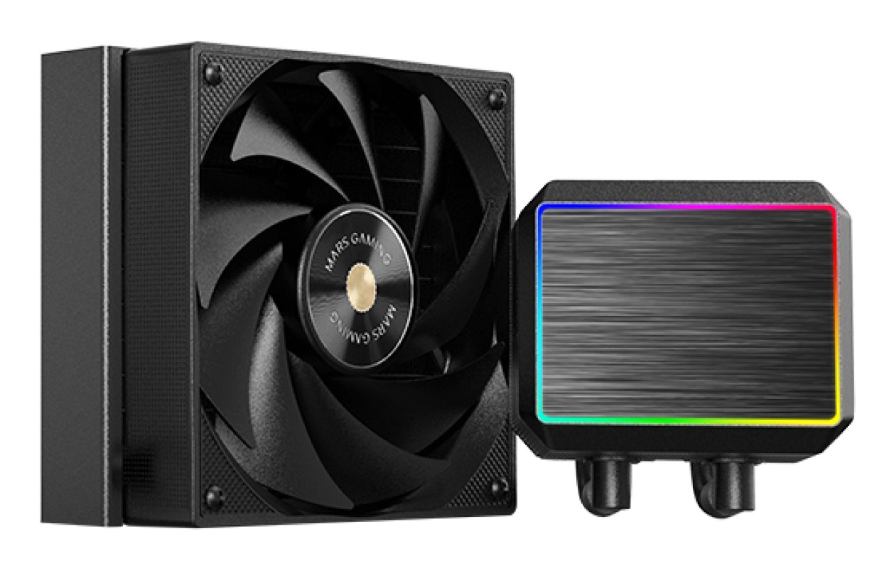 Mars Gaming ML-PROII120 Procesador Kit de refrigeración líquida 12 cm Negro 1 pieza(s)