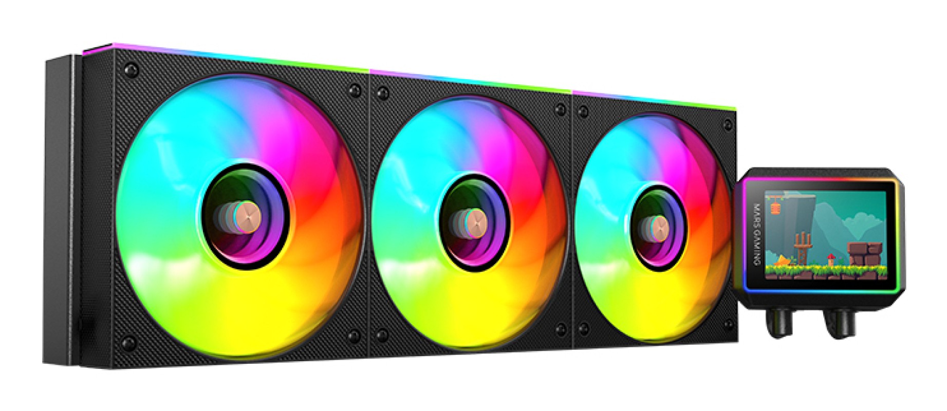 Mars Gaming ML-VISIONII360 Procesador Kit de refrigeración líquida 12 cm Negro 1 pieza(s)