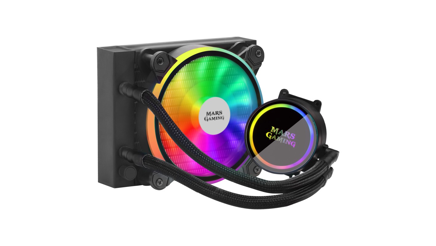 Mars Gaming ML120 computer cooling system Procesador 12 cm Negro