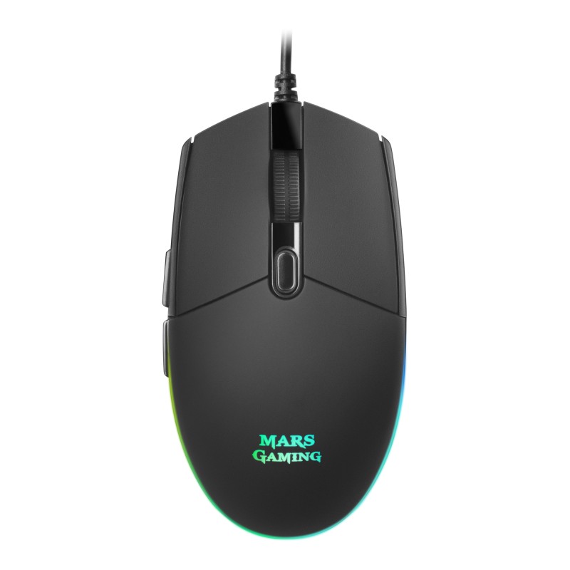 Mars Gaming MMG ratón mano derecha USB tipo A Óptico 3200 DPI