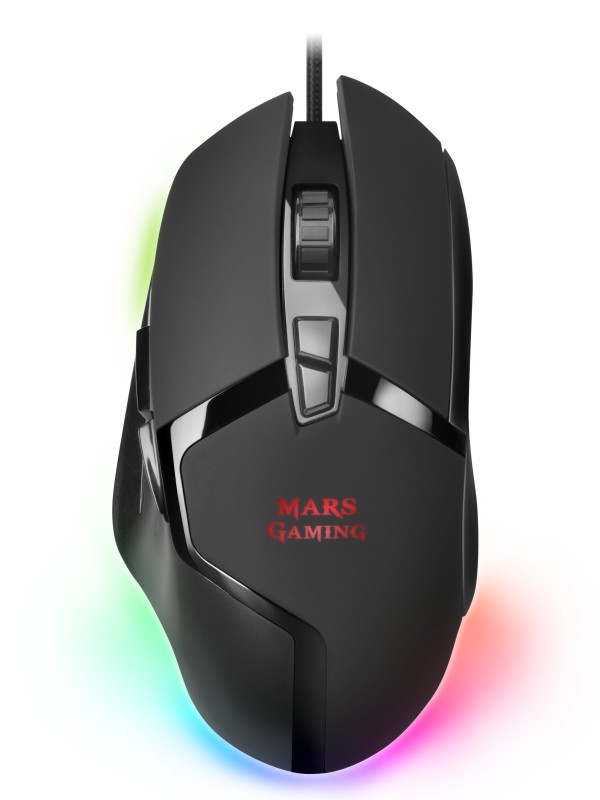 Mars Gaming MMGX ratón mano derecha USB tipo A Óptico 10000 DPI