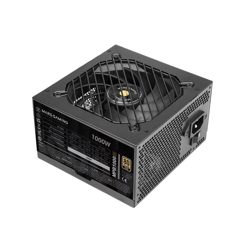 Mars Gaming MPB1000SI unidad de fuente de alimentación 1000 W 24-pin ATX ATX Negro