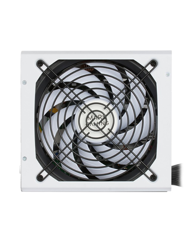 Mars Gaming MPB650, Fuente Alimentación PC ATX 650W, 6 Años Garantía, 80Plus Bronze 230V, Ventilador 140mm FDB con Tecnología Silenciosa AI-RPM, 9