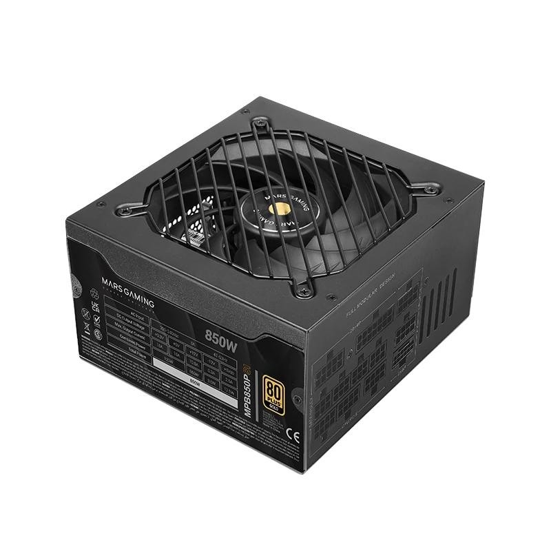 Mars Gaming MPB850PSI unidad de fuente de alimentación 850 W 24-pin ATX ATX Negro
