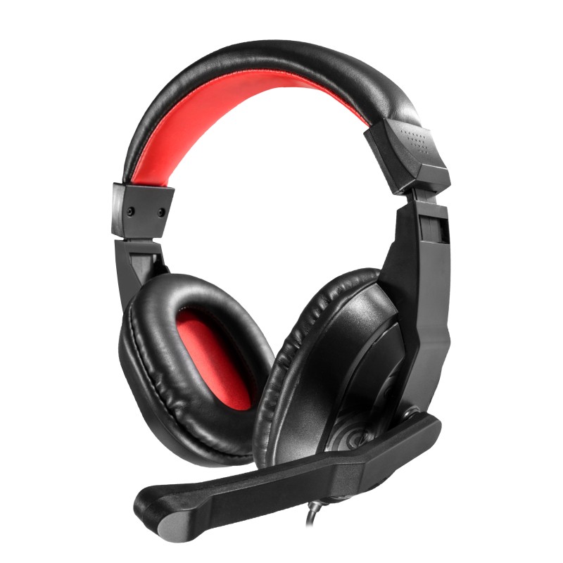 Mars Gaming MRH0 auricular y casco Auriculares Alámbrico Diadema Juego Negro, Rojo