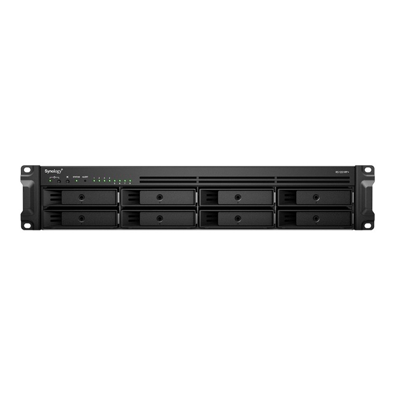 NAS Synology Diskstation RS1221RP+/ 8 Bahías 3.5"- 2.5"/ 4GB DDR4/ Formato Rack