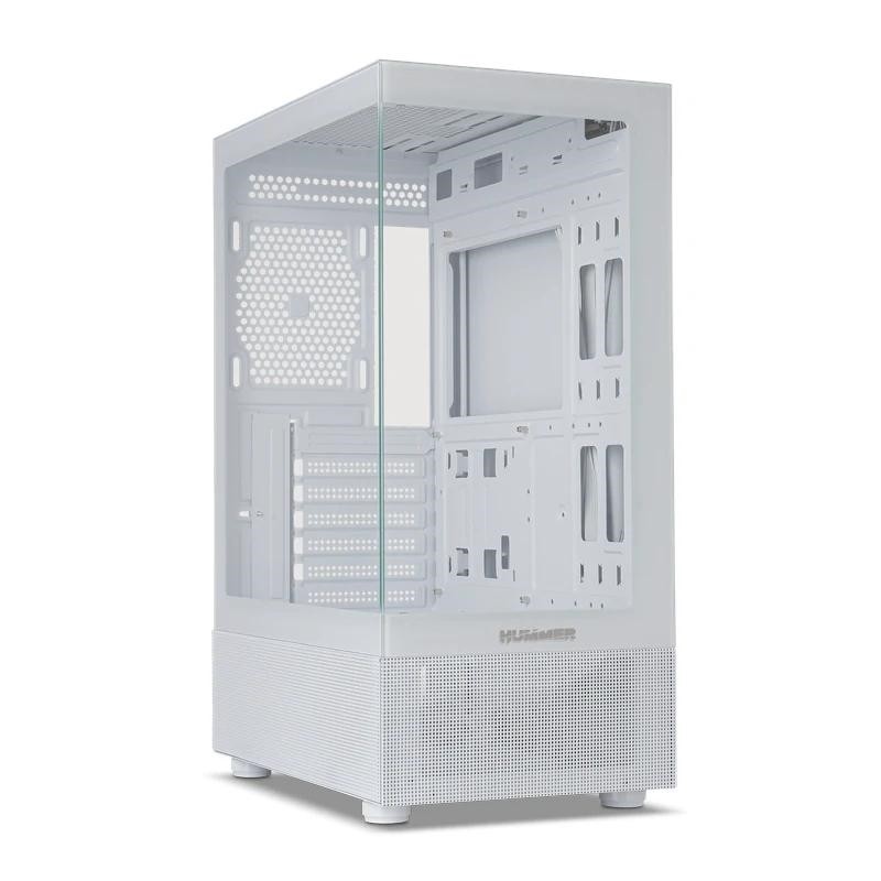 NOX CAJA ATX HUMMER VISION. SEMITORRE COMPACTA. USB 3.0. BLANCA