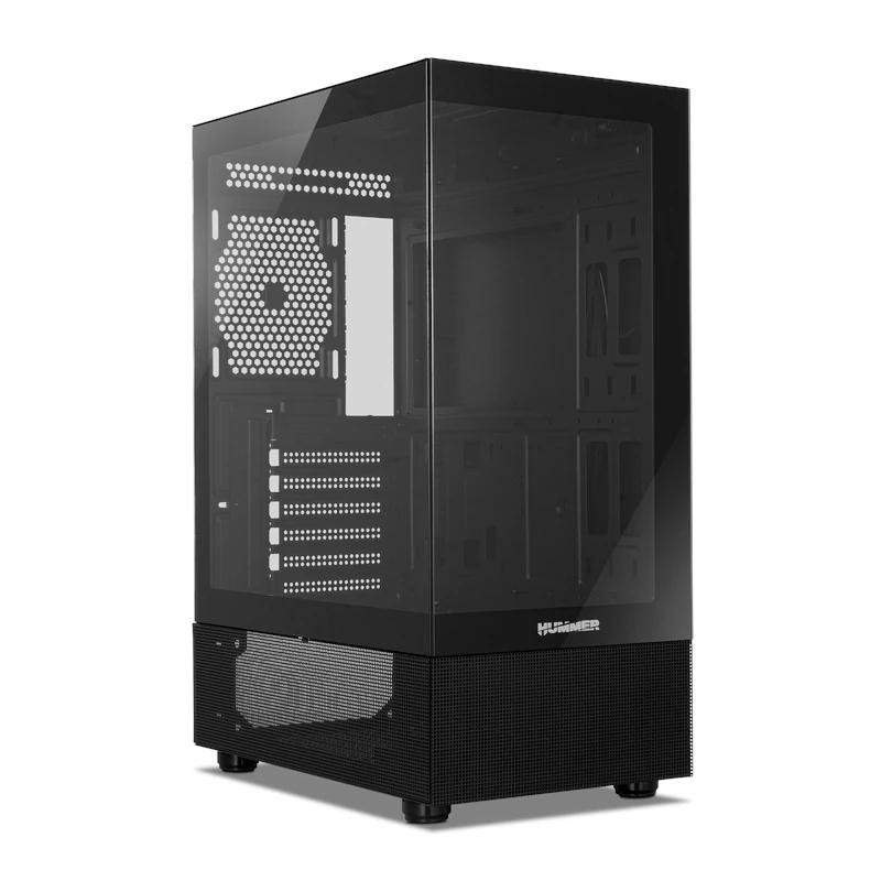 NOX CAJA ATX HUMMER VISION. SEMITORRE COMPACTA. USB 3.0. NEGRA