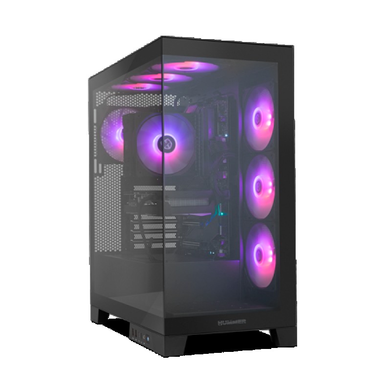 NOX Hummer Glock Black Midi Tower Negro