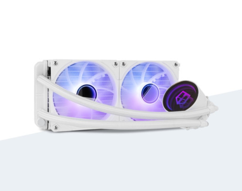 NOX Hummer M-240 ARGB Procesador Sistema de refrigeración líquida todo en uno 12 cm Blanco