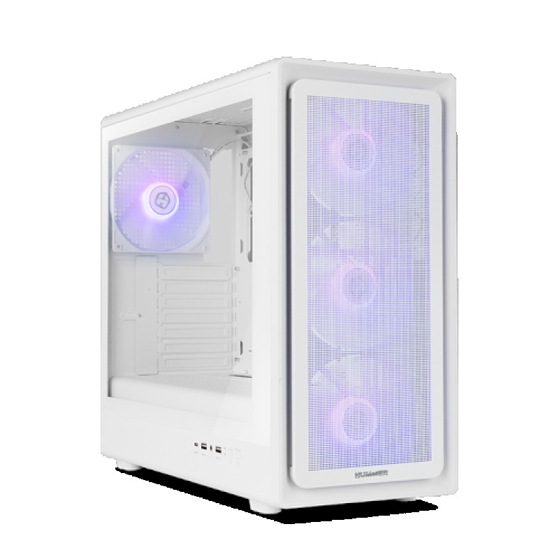 NOX Hummer NXHUMMERAEROWH carcasa de ordenador Midi Tower Blanco