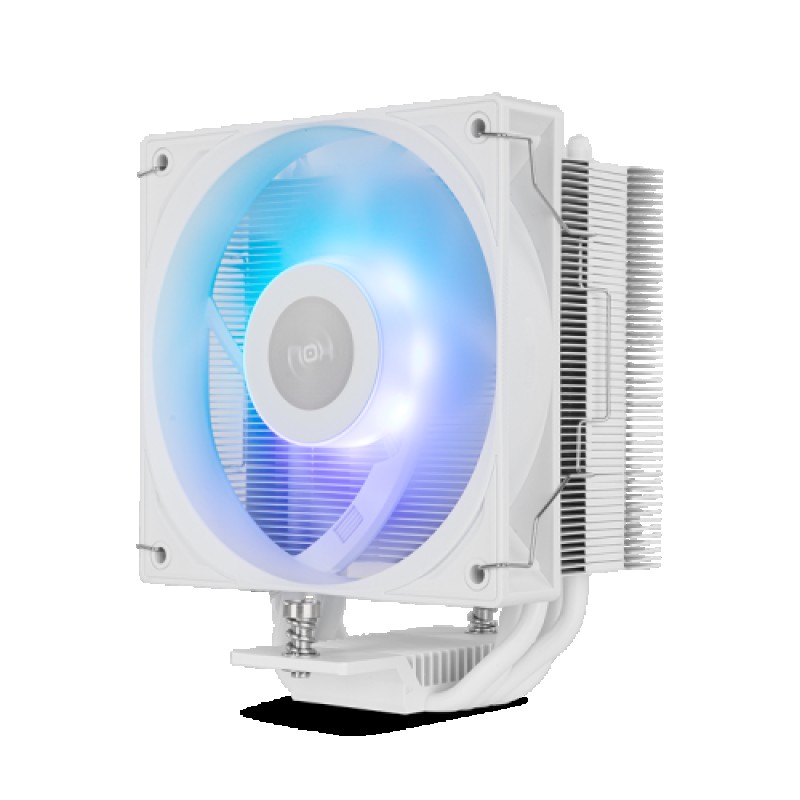 NOX Hummer NXHUMMERR400ARGBWH sistema de refrigeración para ordenador Procesador Ventilador 12 cm Blanco