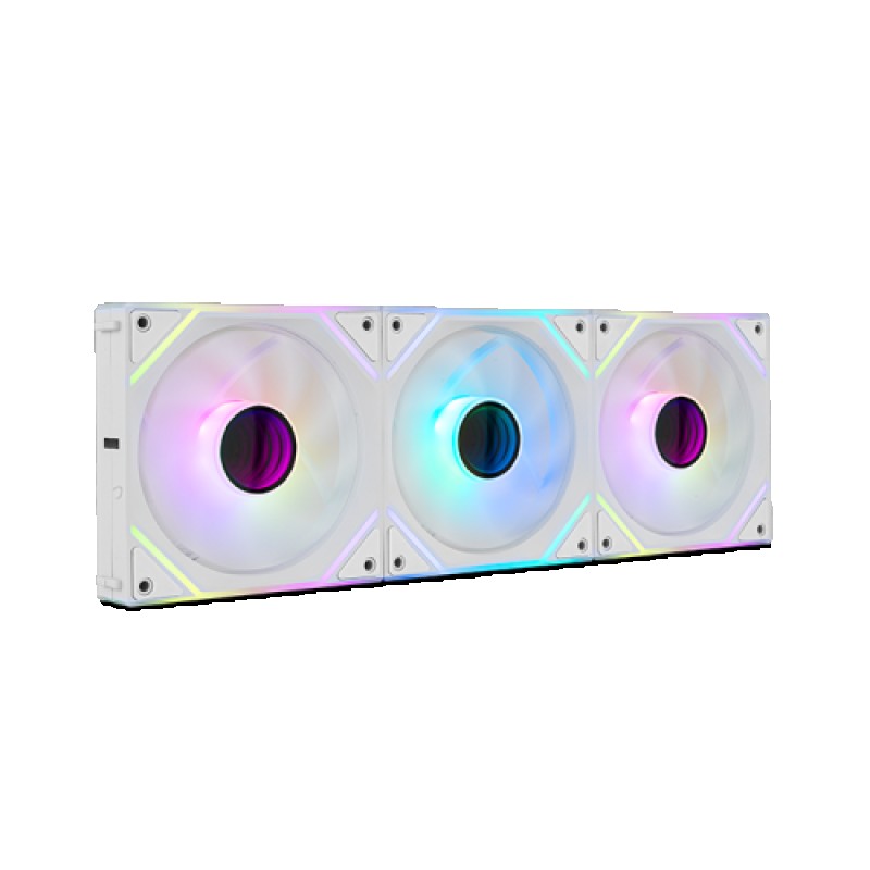 NOX Hummer Pro Link Carcasa del ordenador Refrigerador de aire 12 cm Blanco 3 pieza(s)