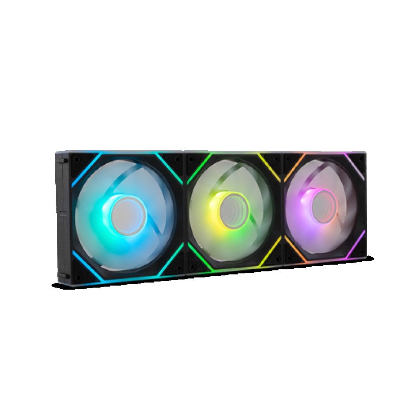 NOX Hummer Pro Link Carcasa del ordenador Refrigerador de aire 12 cm Negro 3 pieza(s)