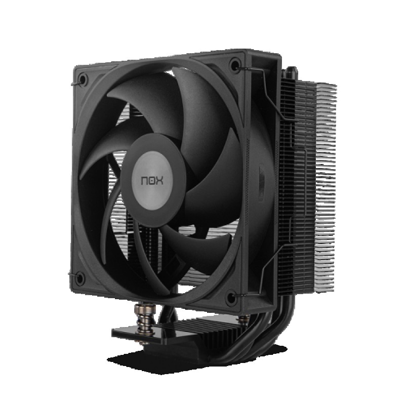 NOX Hummer R-400 Procesador Refrigerador de aire 12 cm Negro