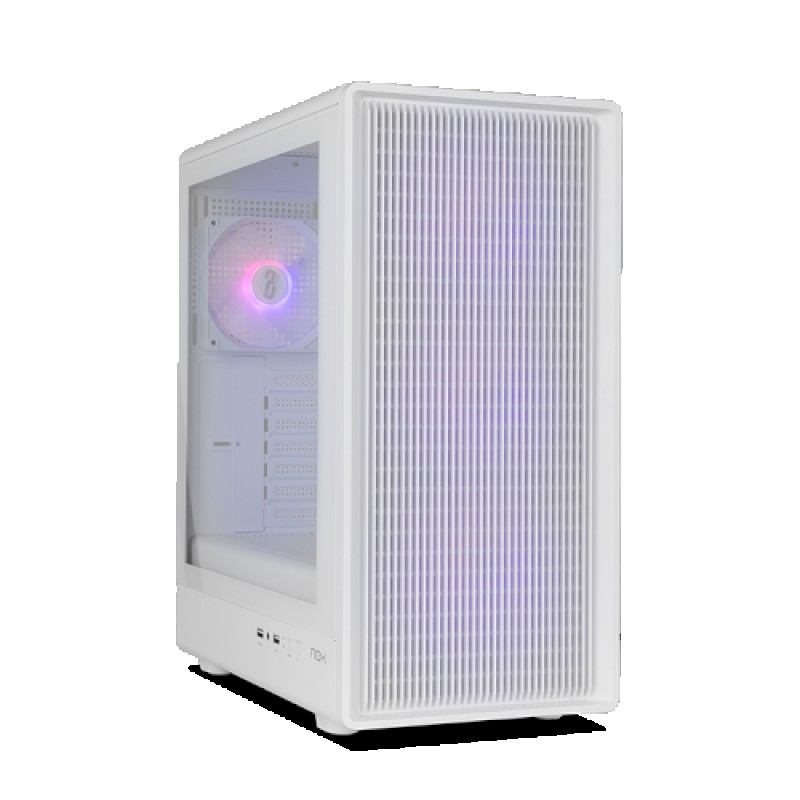 NOX Infinity IOTA Midi Tower Blanco