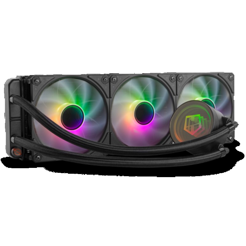 NOX NXHUMMERM360ARGB sistema de refrigeración para ordenador Procesador Sistema de refrigeración líquida todo en uno 12 cm Negro 1 pieza(s)