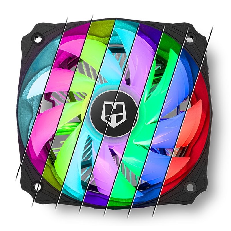 NOX VENTILADOR HUMMER H-123RGB PWM CPU COOLER