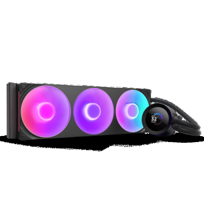 NZXT Kraken Plus 360 RGB Procesador Sistema de refrigeración líquida todo en uno Negro 1 pieza(s)