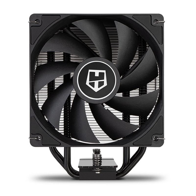 Nox Hummer H-224 Noir - Ventilador + Disipador - 120 mm Silencioso - 4 Heatpipes - Cobre y aluminio - 120x73x154 mm - 15.2-32.5 dBA - 150W Máx - LGA2