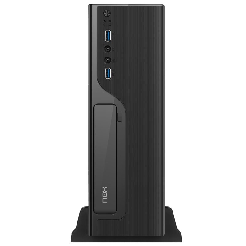 Nox LITE070 - Caja sobremesa microATX - 2 x USB 3.0 - HD Audio - Fuente 500W - 425x110x310 - Negra