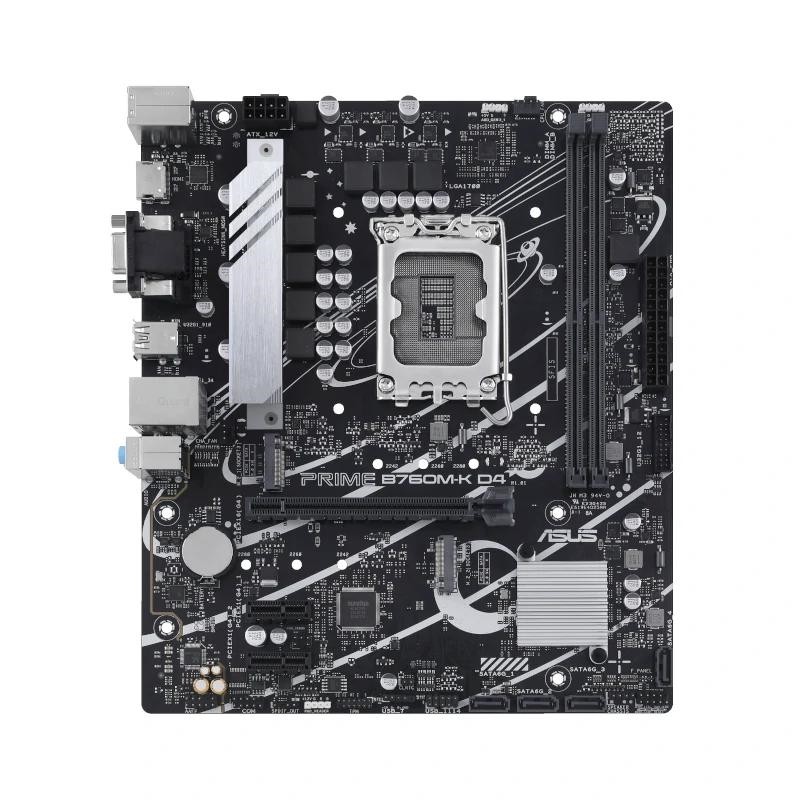 PB ASUS PRIME B760M-K D4 Skt 1700 12/13º Gen DDR4 3200MHz HDMI VGA 3PCIE 2M.2 2.5Gb-LAN USB3.2