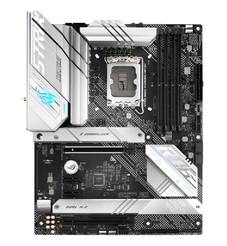 PB ASUS ROG STRIX B660-A GAMING WIFI D4 Skt 1700 Intel Gen 12º/13º ATX 4xDDR4 3200MHz DP HDMI 4PCIE 2M.24-4.0x4 LAN 2.5Gb Wi-Fi 6 Bluetooth  US