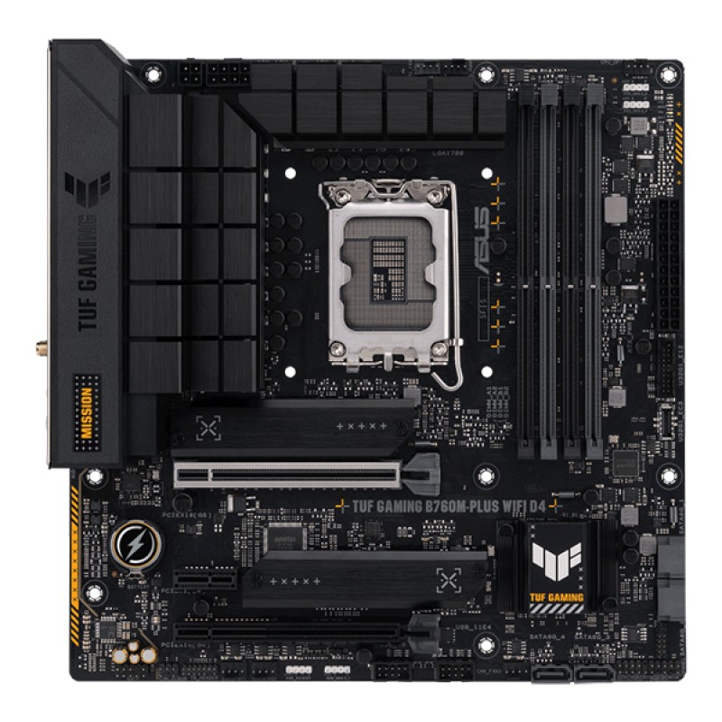 PLACA ASUS TUF GAMING B760M-PLUS WIFI D4,INTEL,1700,B760,4DDR4,WIFI,MATX