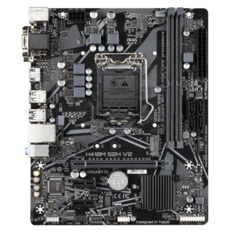 PLACA BASE GIGABYTE H410M S2H V2 1200 MATX 2XDDR4