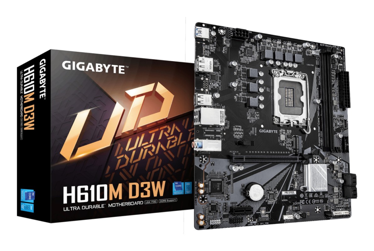 PLACA BASE GIGABYTE H610M D3W 1700 MATX DDR4