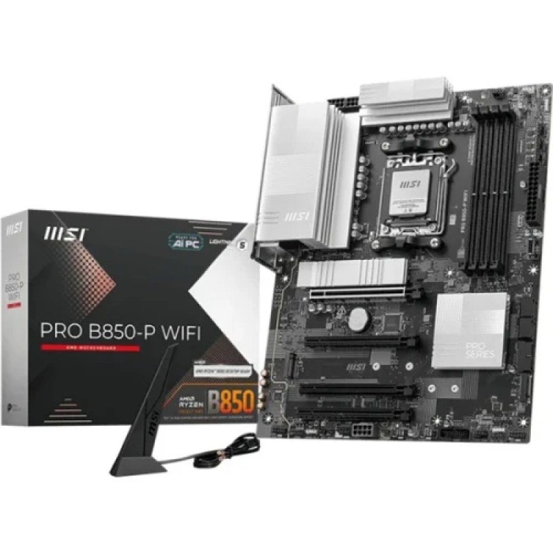 PLACA BASE MSI PRO B850-P WIFI PCI-E x16 Gen5, M.2 Gen5