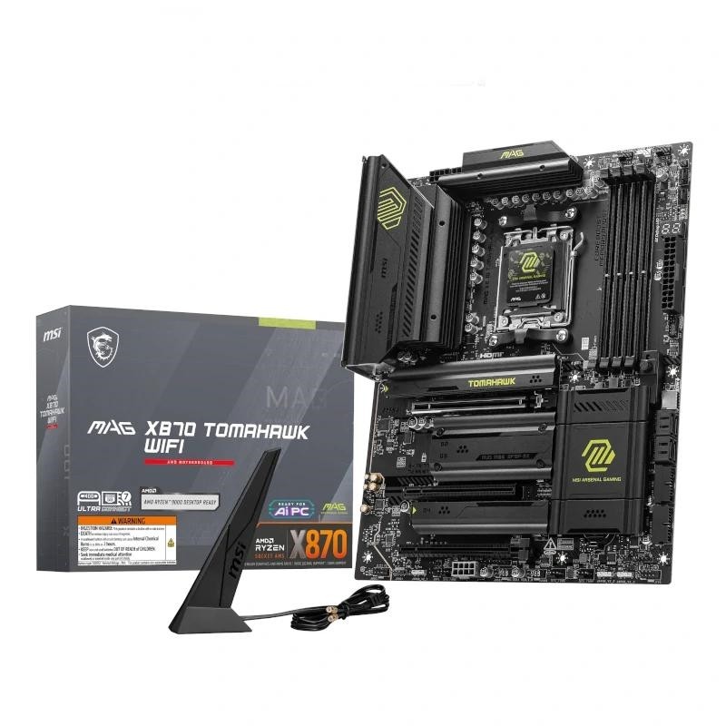 PLACA MSI MAG X870 TOMAHAWK WIFI,AMD,AM5,X870,4DDR5,LAN5G+WIFI7+BT5.4,ATX