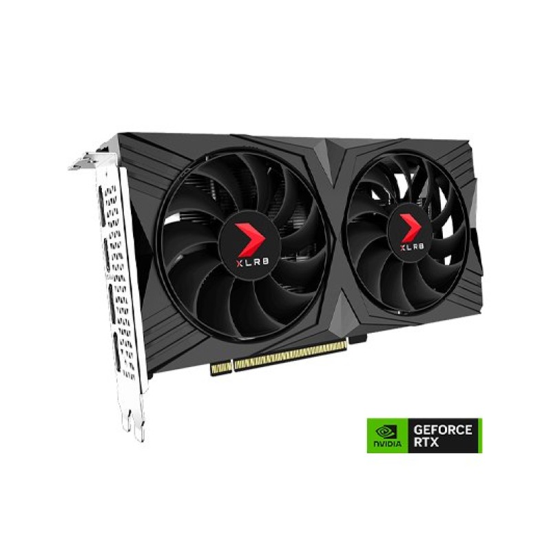 PNY GeForce RTX 4060 8GB XLR8 Gaming Verto OC - Dual Fan Edition DLSS 3