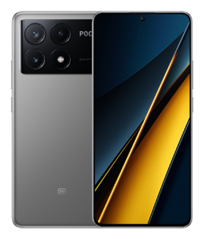 POCO X6 Pro 16,9 cm (6.67") SIM doble 5G USB Tipo C 8GB 256GB 5000 mAh Gris
