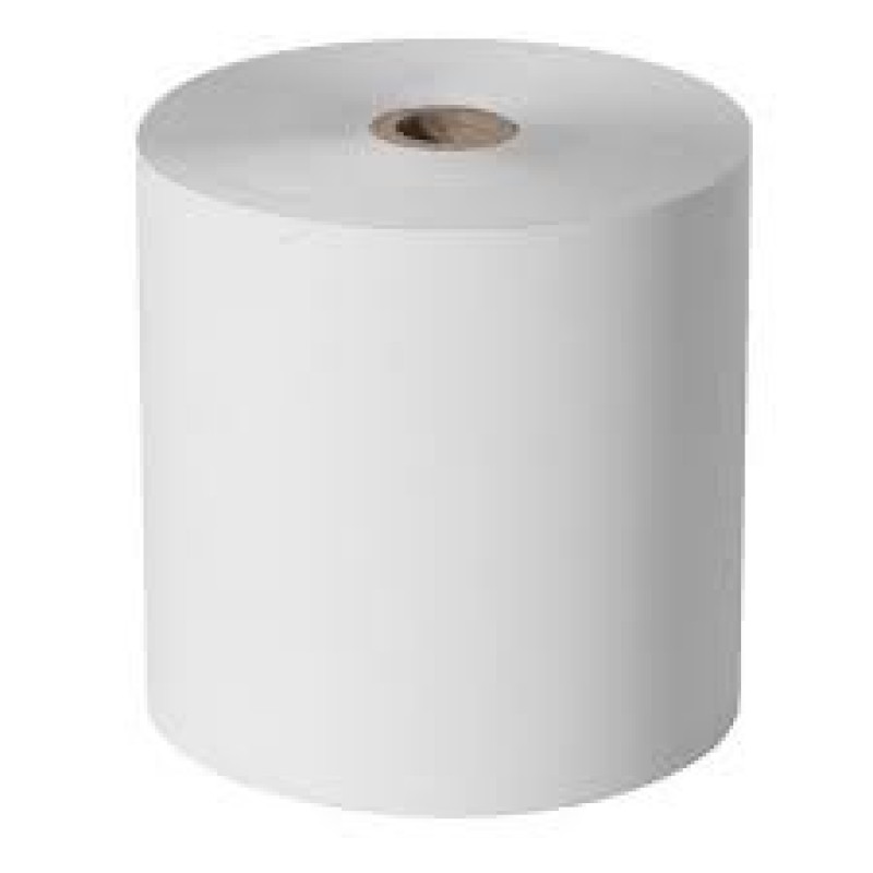 Papel térmico 80x80x12 sin BPA "SERIGRAFIADO 1 TINTA" (60 rollos/caja, 6 rollos/blister)
