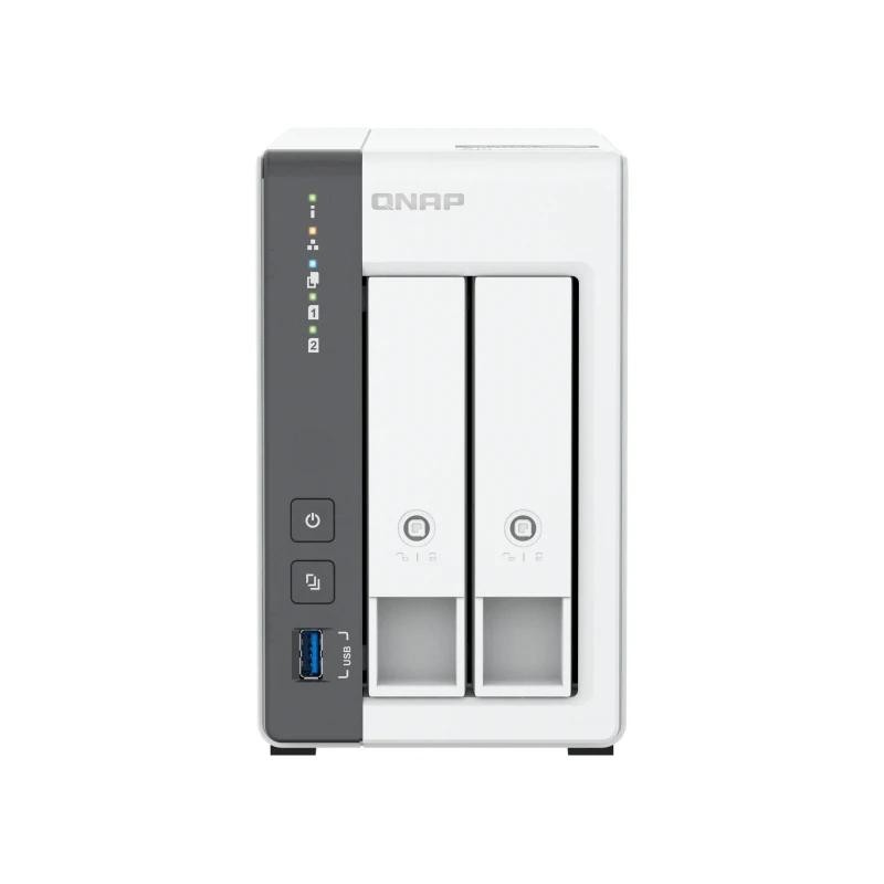 QNAP TS-216G servidor de almacenamiento NAS Torre Cortex-A Cortex-A55 4GB Unidad de disco duro Blanco