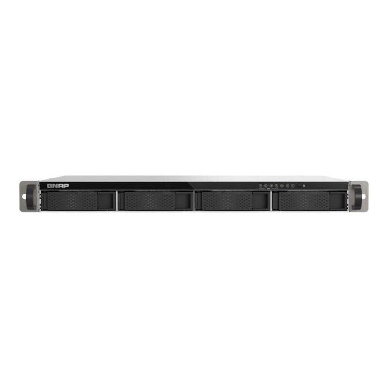 QNAP TS-433eU NAS Bastidor (1U) Cortex-A Cortex-A55 4GB 0 TB QNAP Turbo System Negro